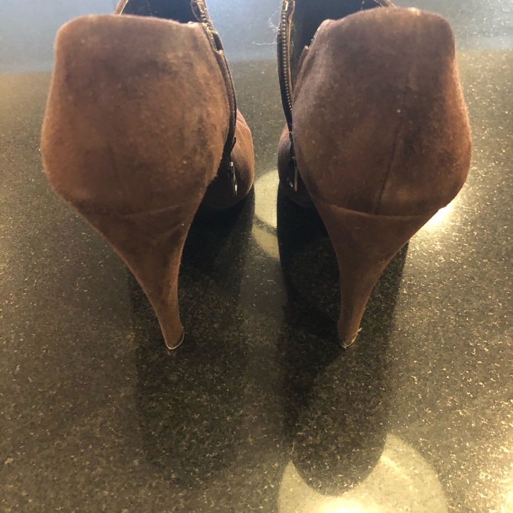 Prada brown suede booties - Picture 3 of 8